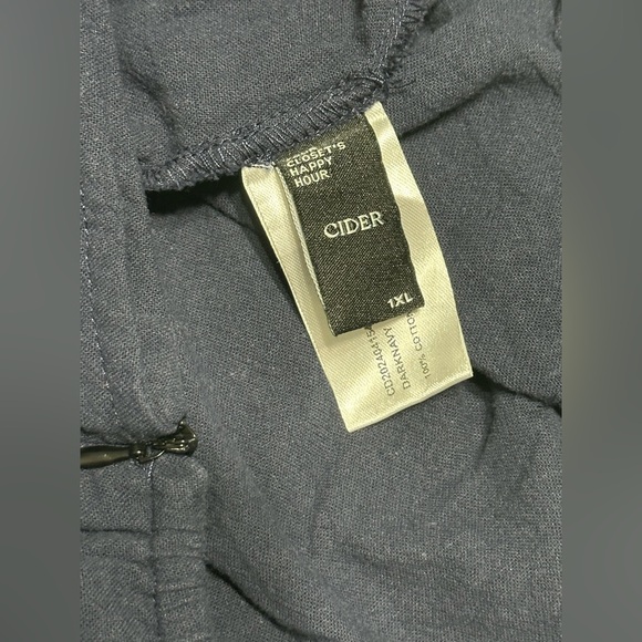 Elegant Navy Wrap Skirt - Picture 5 of 5